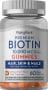 Biotin Gummies (Delicious Peach), 10,000 mcg (per serving), 60 Vegan Gummies