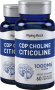 CDP Choline Citicoline, 1000 mg (per serving), 60 Quick Release Capsules, 2  Bottles