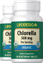 Chlorella (Organic), 500 mg (per serving), 60 Vegetarian Tablets, 2  Bottles