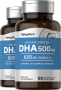 DHA Enteric Coated, 500 mg, 90 Quick Release Softgels, 2  Bottles