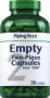 Empty Capsules Size "000", 200 Quick Release Capsules