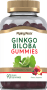 Ginkgo Biloba Gummies (Natural Peach Raspberry), 90 Vegan Gummies