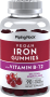 Iron + B12 Gummies (Delicious Grape), 90 Vegan Gummies