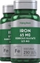 Iron Ferrous Sulfate, 65 mg, 250 Coated Tablets, 2  Bottles