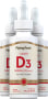 Liquid Vitamin D3, 5000 IU, 2 fl oz (59 mL) Dropper Bottle, 3  Dropper Bottles