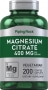 Magnesium Citrate, 400 mg (per serving), 200 Coated Caplets