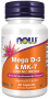 Mega D-3 and MK-7, 60 Vegetarian Capsules