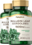 Mullein Leaf (Gordolobo), 1500 mg (per serving), 200 Quick Release Capsules, 2  Bottles