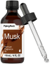 Musk Premium Fragrance Oil, 4 fl oz (118 mL) Bottle & Dropper