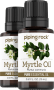 Myrtle Pure Essential Oil (GC/MS Tested), 1/2 fl oz (15 mL) Dropper Bottle, 2  Dropper Bottles
