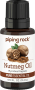 Nutmeg Pure Essential Oil (GC/MS Tested), 1/2 fl oz (15 mL) Dropper Bottle