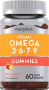 Omega 3-6-7-9 (Natural Peach), 60 Vegan Gummies