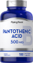 Pantothenic Acid, 500 mg, 180 Quick Release Capsules