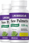 Saw Palmetto Standardized Extract, 320 mg, 60 Softgels, 2  Bottles