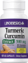 Turmeric Curcumin Standardized Extract, 500 mg, 60 Vegetarian Capsules