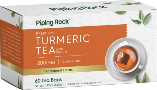 Turmeric Tea, 2000 mg, 60 Tea Bags