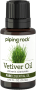 Vetiver Pure Essential Oil (GC/MS Tested), 1/2 fl oz (15 mL) Dropper Bottle