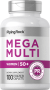 Woman's Mega Multi 50 Plus, 100 Coated Caplets