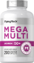 Women's Mega Multi 50 Plus, 200 Coated Caplets