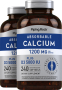 Absorbable Calcium 1200 mg plus D3 5000 IU (per serving), 240 Quick Release Softgels, 2  Bottles