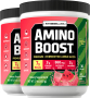 Amino Boost BCAA Powder (Juicy Watermelon Wave), 17 oz (483 g) Bottles, 2  Bottles
