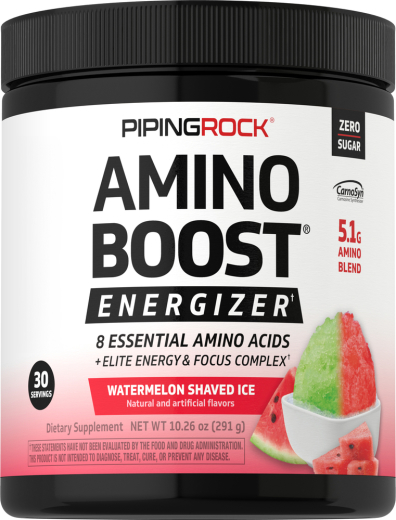 Amino Boost Energizer Powder (Watermelon Shaved Ice), 10.26 oz (291 g) Bottle