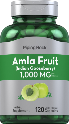 Amla Fruit (Indian Gooseberry), 1,000 mg, 120 Quick Release Capsules