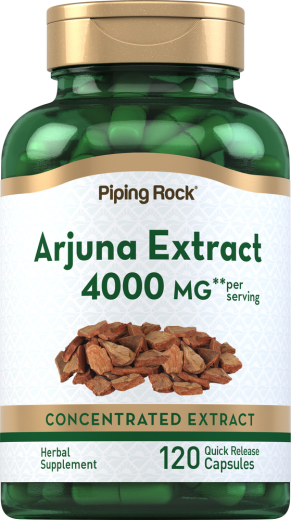 Arjuna Standardized Extract, 4000 mg, 120 Quick Release Capsules