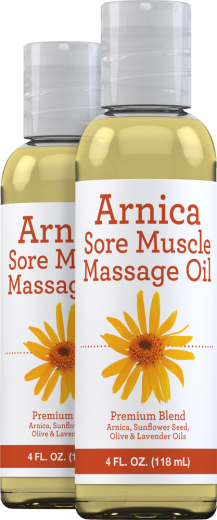 Arnica Massage Oil, 4 fl oz (118 mL) Bottle, 2  Bottles