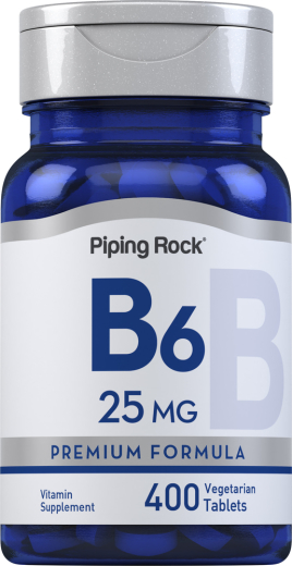 B-6 (Pyridoxine), 25 mg, 400 Tablets