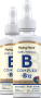 B-Complex Liquid Plus B-12 Sublingual, 1200 mcg, 2 fl oz (59 mL) Dropper Bottle, 2  Dropper Bottles