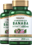 Banaba Extract (0.6 mg Corosolic Acid), 600 mg, 200 Quick Release Capsules, 2  Bottles