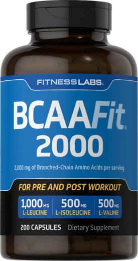 BCAAFit 2000, 2000 mg, 200 Capsules