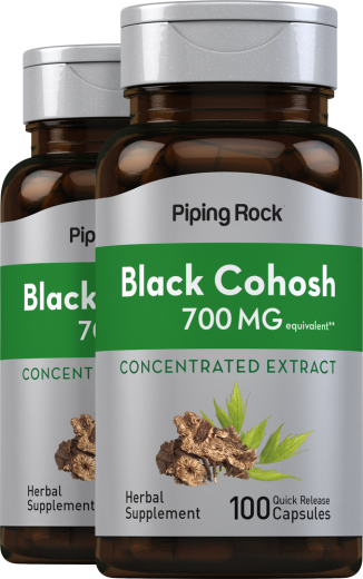 Black Cohosh, 700 mg, 100 Quick Release Capsules, 2  Bottles