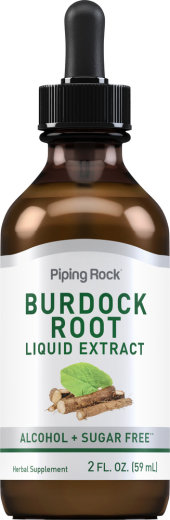 Burdock Root Liquid Extract Alcohol Free, 2 fl oz (59 mL) Dropper Bottle