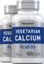 Calcium Plus D3, 120 Vegetarian Capsules, 2  Bottles