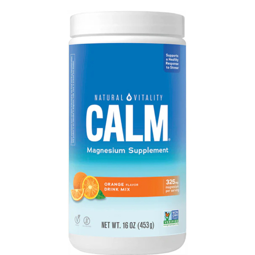 Calm Powder (Orange), 16 oz (453 g) Bottle