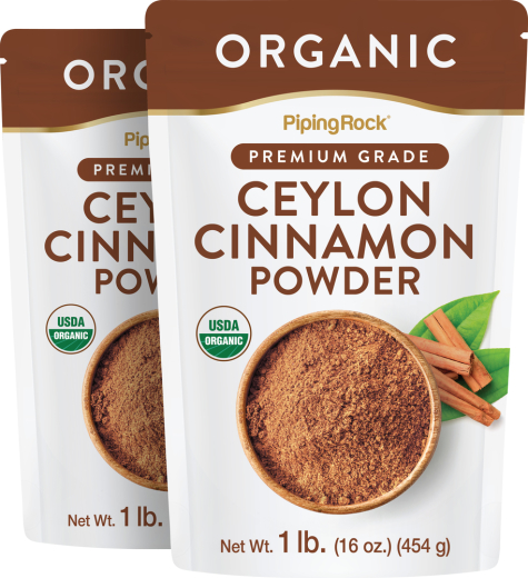 Ceylon Cinnamon Powder (Organic), 1 lb (454 g) Bag, 2  Bags