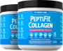 Collagen Peptides Type I & III Powder PeptiFit, 1 lb (454 g) Bottles, 2  Bottles