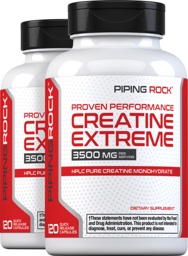 Creatine Monohydrate, 3500 mg, 120 Quick Release Capsules, 2 Bottles
