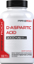 D-Aspartic Acid, 3000 mg (per serving), 180 Quick Release Capsules