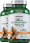 DGL Licorice Root Chewable Mega Potency (Deglycyrrhizinated), 4000 mg (per serving), 180 Chewable Tablets, 2  Bottles