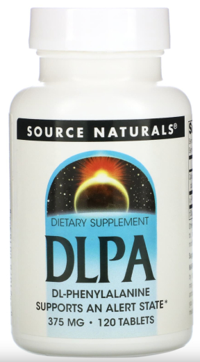 DL-Phenylalanine (DLPA), 375 mg, 120 Tablets