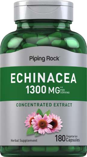 Echinacea, 1300 mg, 180 Vegetarian Capsules