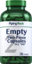 Empty Capsules Size "000", 200 Quick Release Capsules
