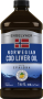 Engelvaer Norwegian Cod Liver Oil (Natual Lemon Flavor), 16 fl oz (473 mL) Bottle