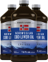 Engelvaer Norwegian Cod Liver Oil (Plain), 16 fl oz (473 mL) Bottle, 3  Bottles
