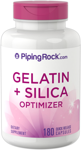 Gelatin (Beef) plus Silicon Optimizer, 540 mg, 180 Quick Release Capsules