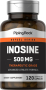 Inosine, 500 mg, 120 Quick Release Capsules
