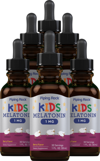 Kids Melatonin (3 Pack), 1 mg, 1 fl oz (30ml) Dropper Bottles, 2  Dropper Bottles